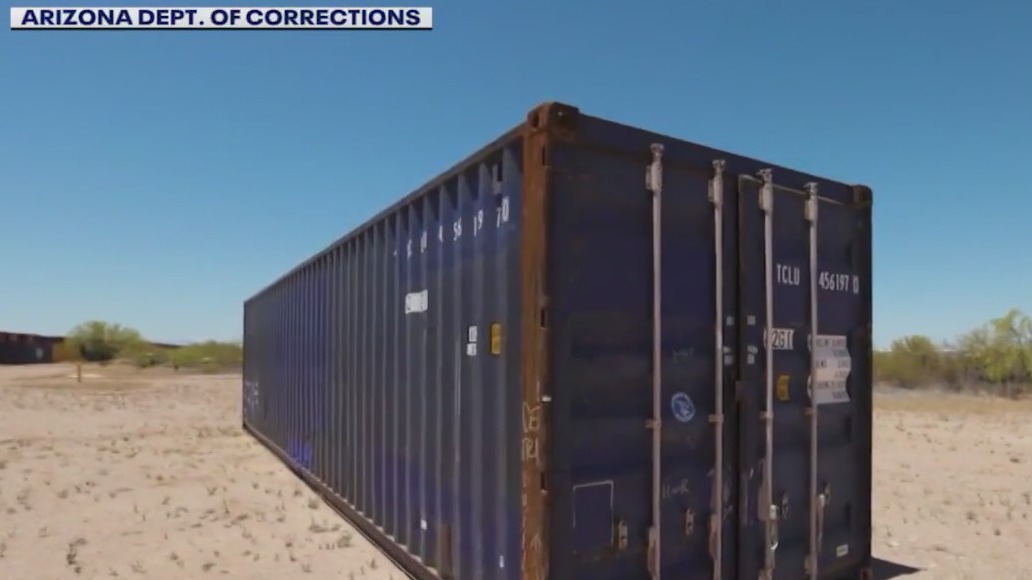 Bidding starts for Arizona border shipping containers